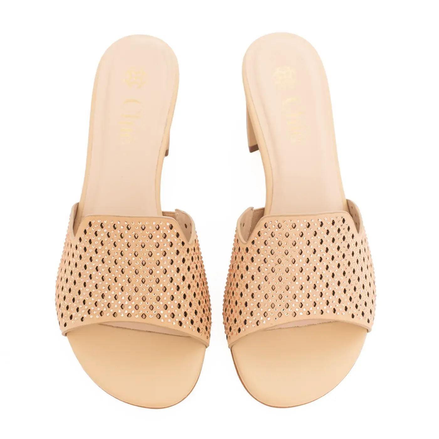 Elegant Block Heel Slippers